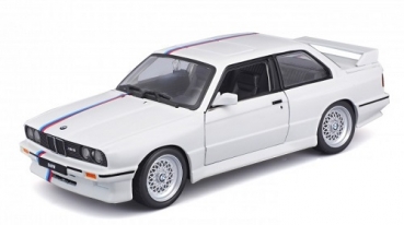 21100W  BMW M3 (E30) 1988 White 1:24
